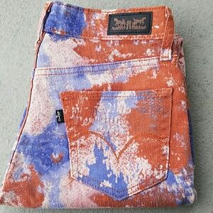 Levi's Tie Dyed Straight Jeans Size 27